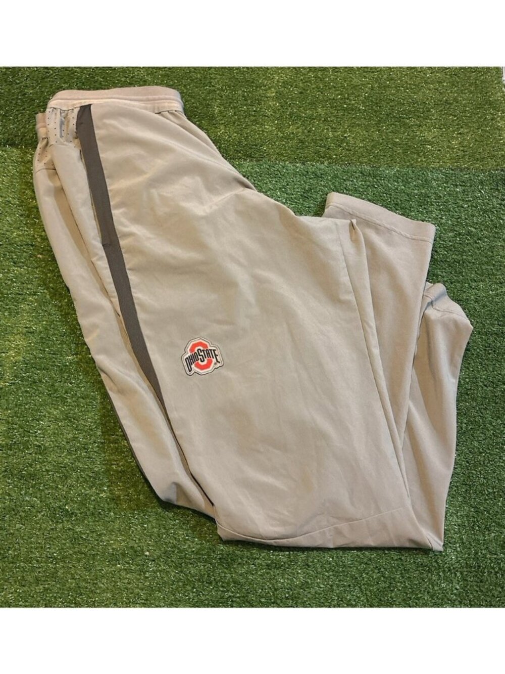 Ohio State Buckeyes pants mens large gray nike breathable stretch lightweight